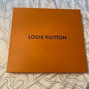 Brand New Louis Vuitton box and cloth bag